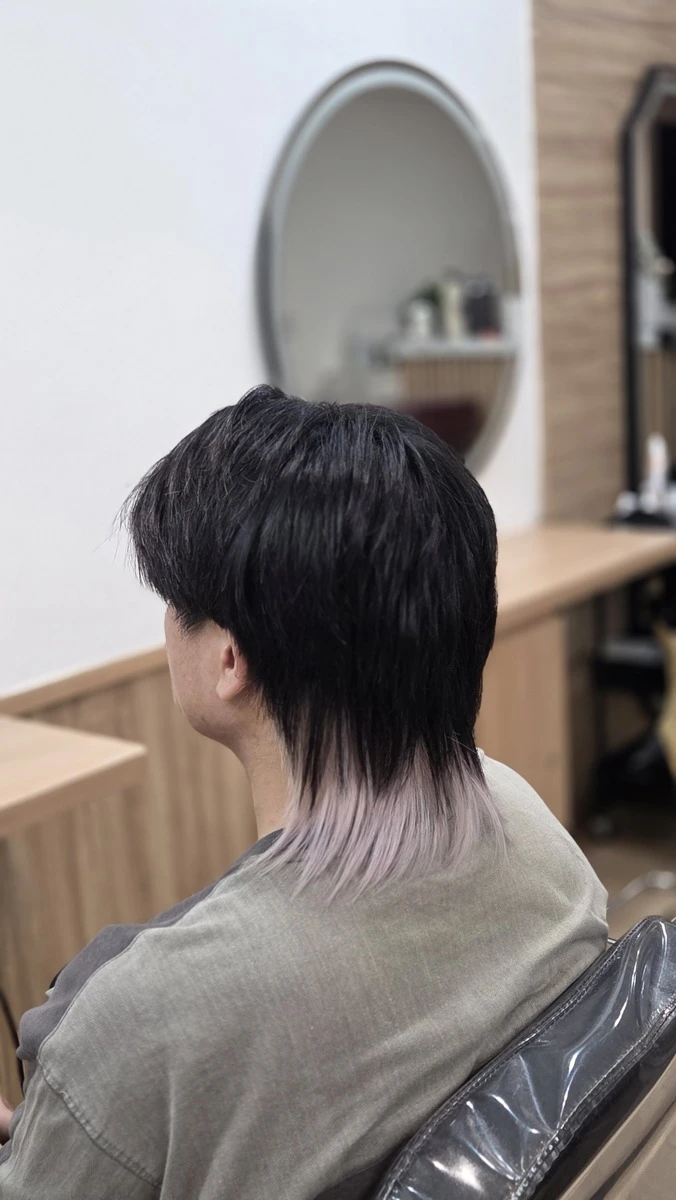 粉紫漸層特殊色長尾變化款