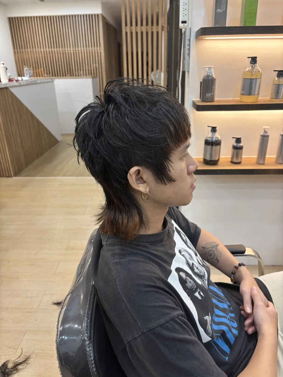 標準狼尾有束感長尾男生款